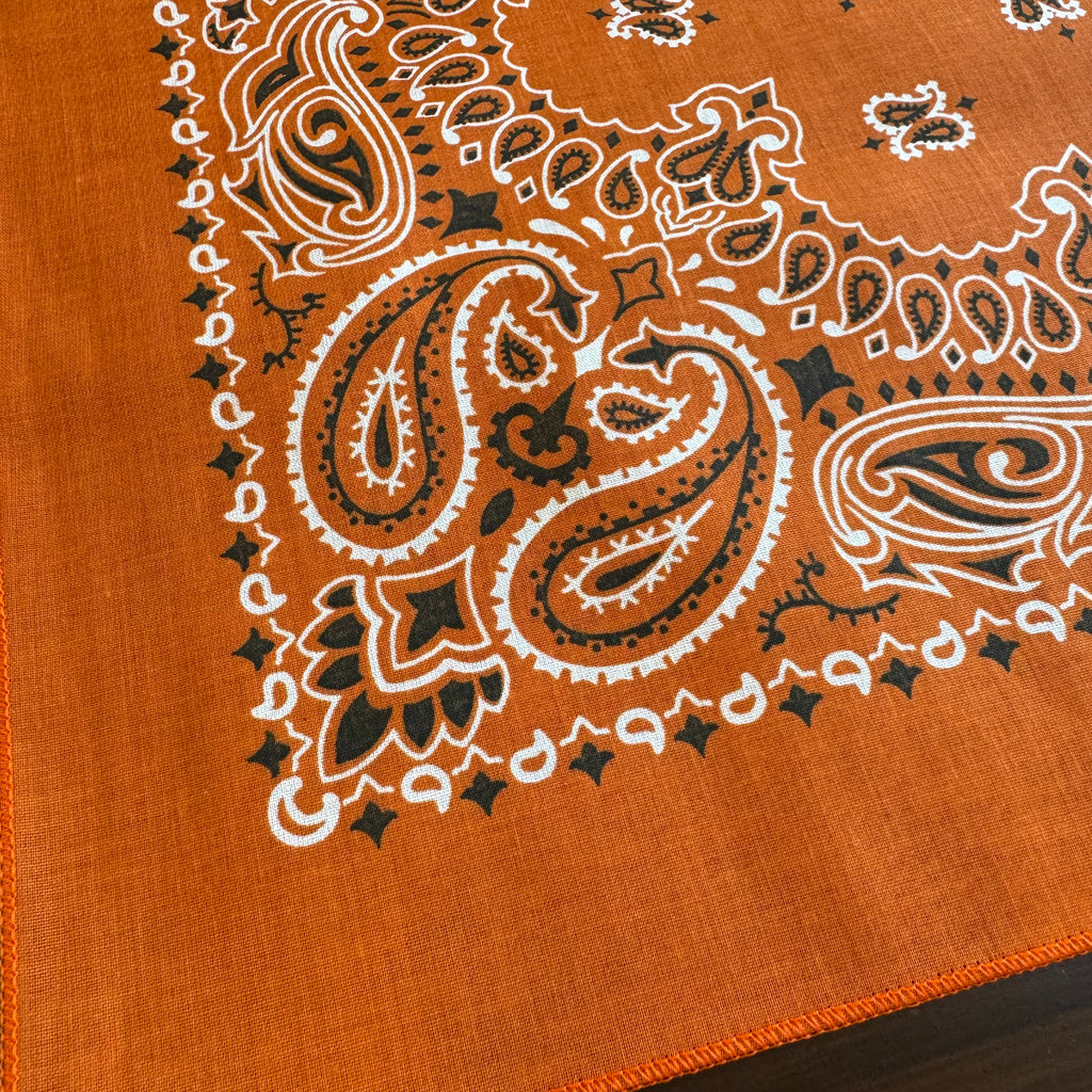 Burnt Orange Personalized Bandana