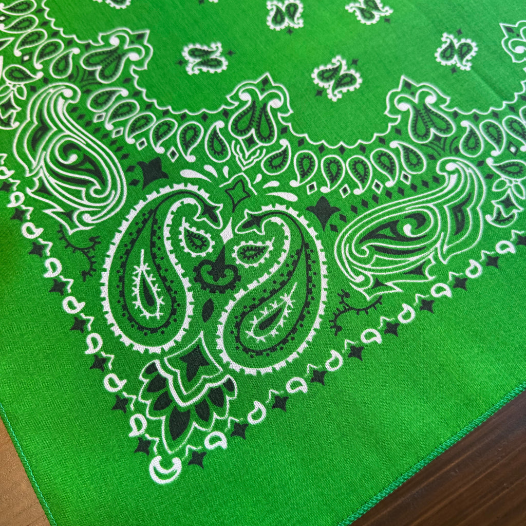 Kelly Green Personalized Bandana