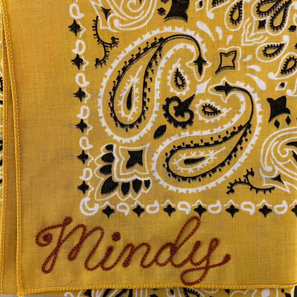 Goldenrod Personalized Bandana