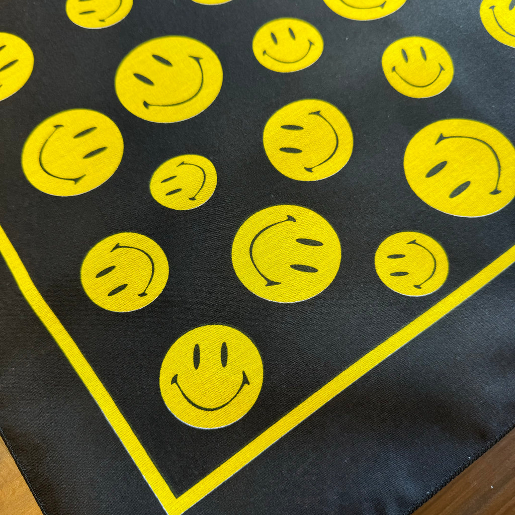 Retro Smiley Personalized Bandana